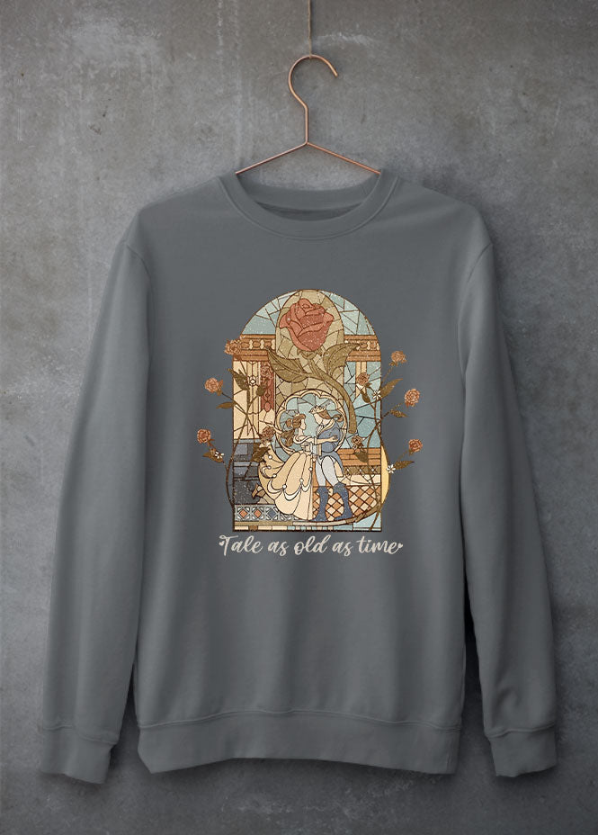 Tale as Old as Time Grey Sweatshirt