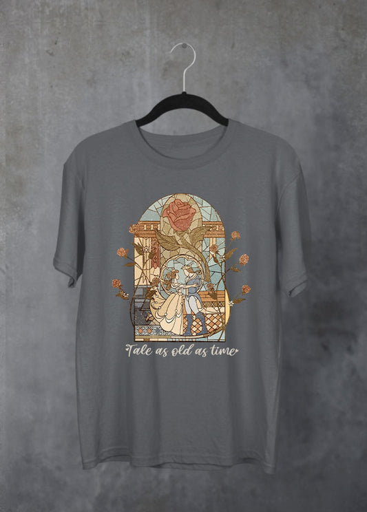 Tale as Old as Time Grey T-Shirt