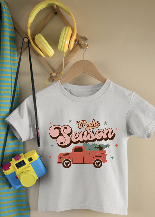 Tis Season Tree Children's Cream Tee