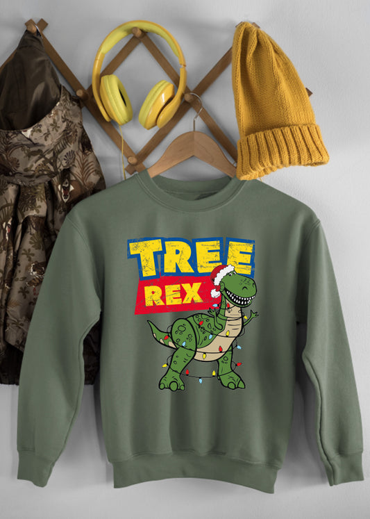 Tree Rex Ruby Children's Sweatshirt