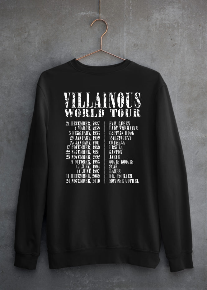 Villainous Tour Black Sweatshirt