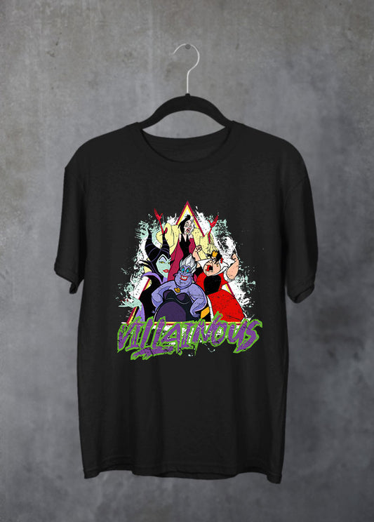 Villainsous Girls Black T-Shirt