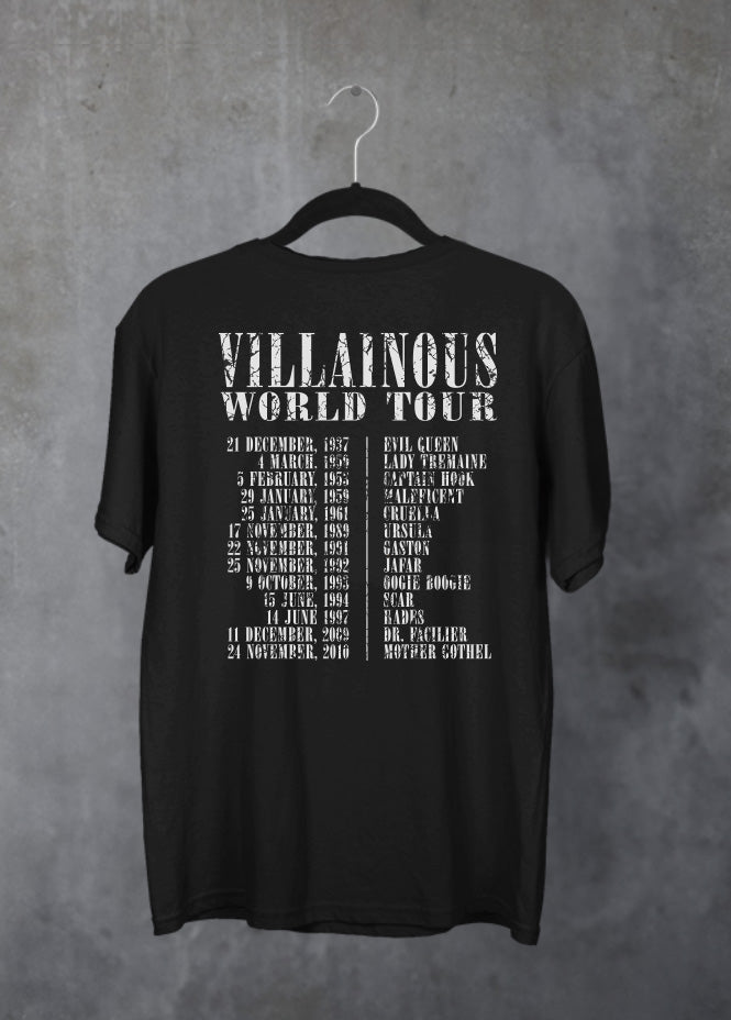 Villainous Tour Black T-Shirt