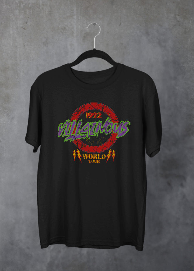 Villainous Tour Black T-Shirt