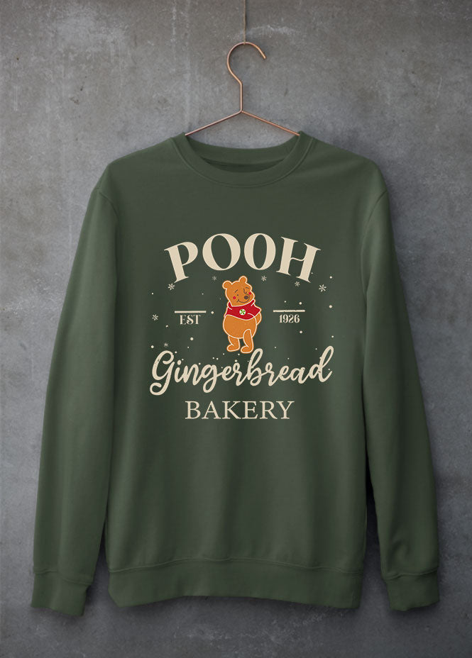 Winnie Bakery Christmas Green Sweatshirt