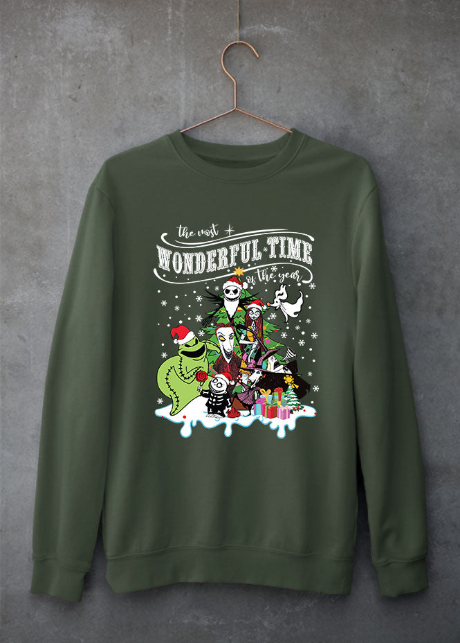 Wonderful Time Green Sweatshirt