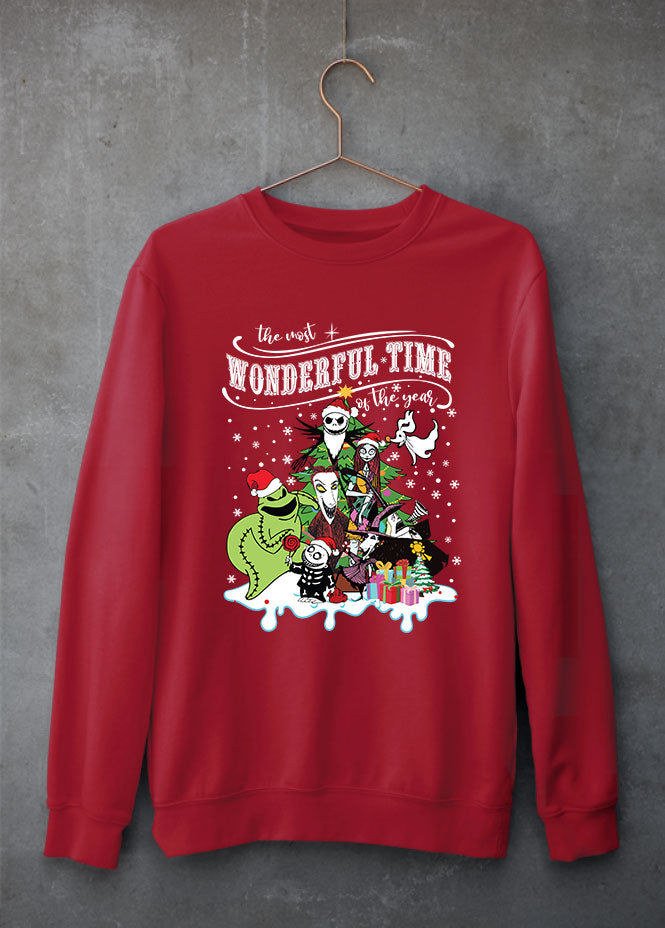 Wonderful Time Red Sweatshirt