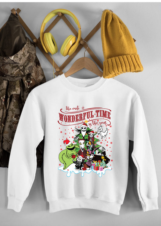 Wonderful Time White Children's Sweatshirt